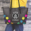 FL Veterinary Small Leather Tote Bag